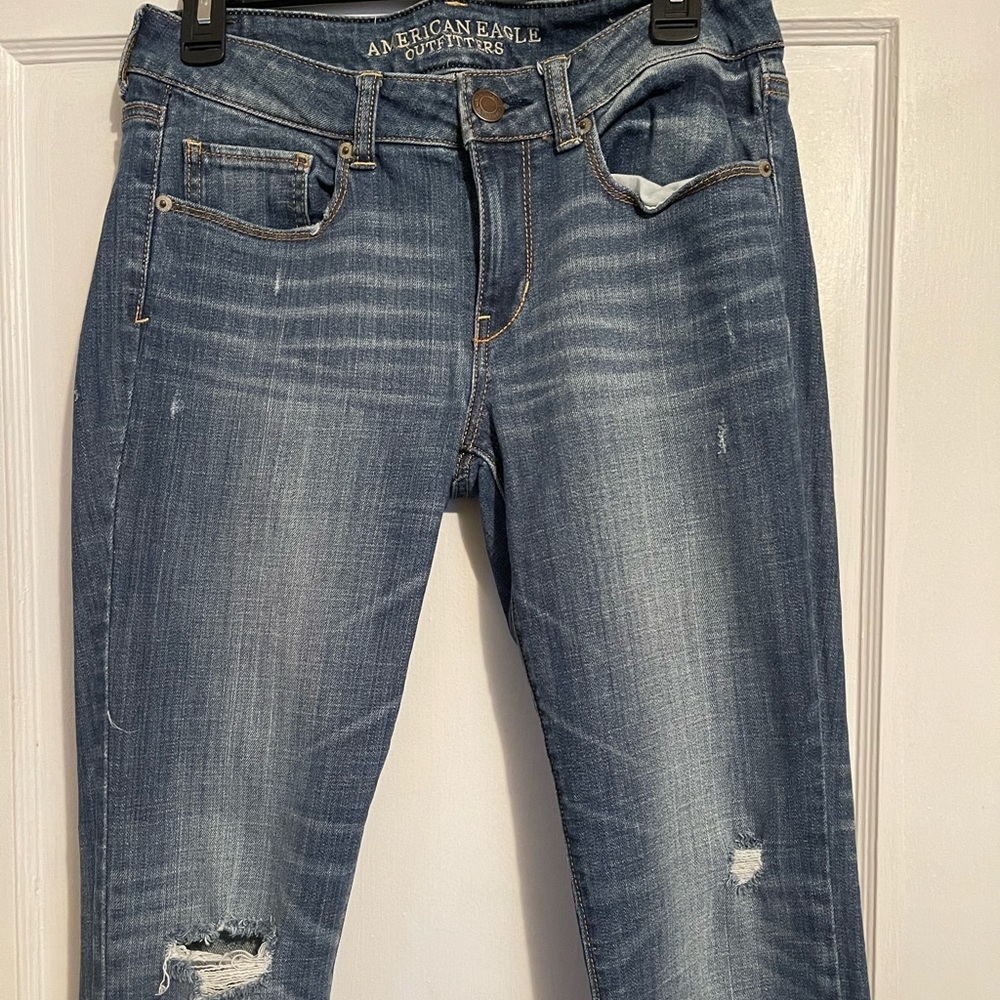 American eagle skinny jeans size 8